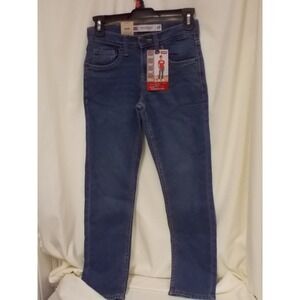 Levis 511 Slim Fit Performance Jeans Boys Size 10 Reg 25x26 Blue Denim NWT